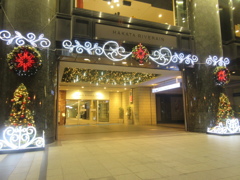 リバーレインでもクリスマスイルミネーションが①