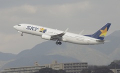 離陸　SKYMARK