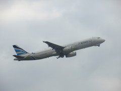 AIR　BUSANの離陸