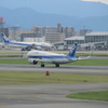 ANA  A320neo  福岡空港ランディング　②