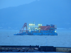 夕暮れの百道海岸より　④