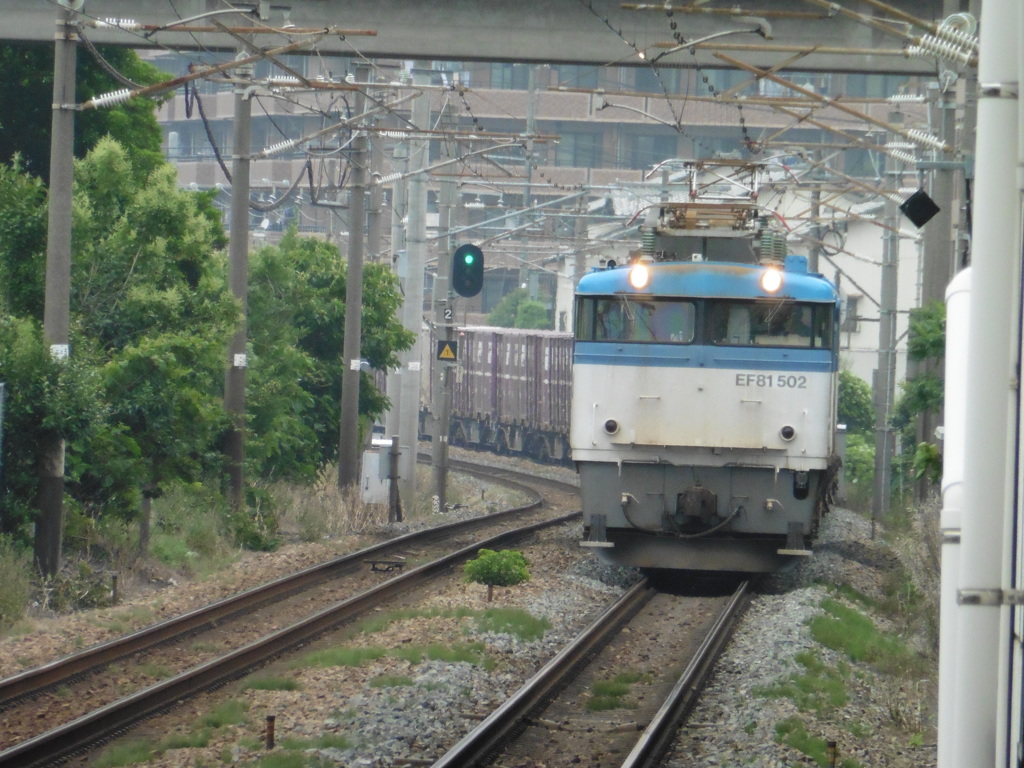 ＥＦ81-502貨物通過