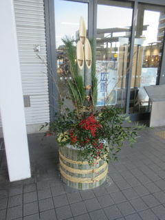 お正月準備　門松