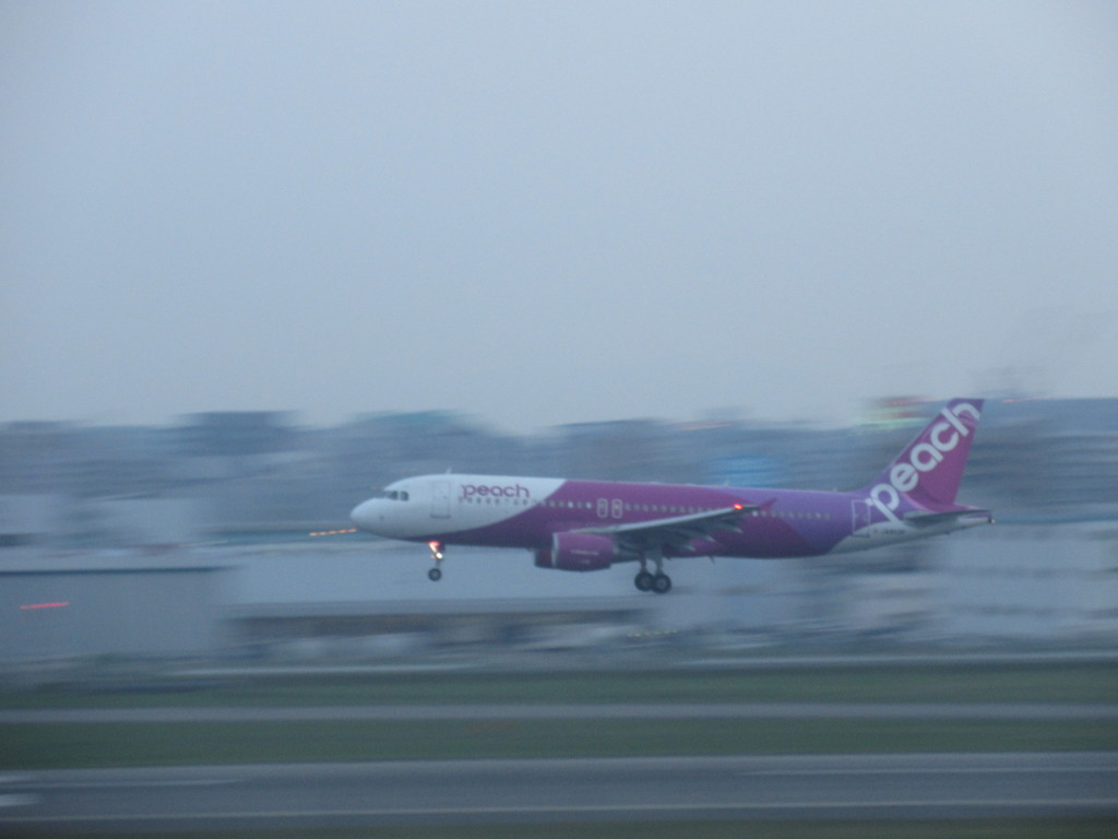 PEACHの流し撮り