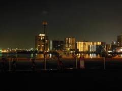 福岡市早良区百道浜の夜　①