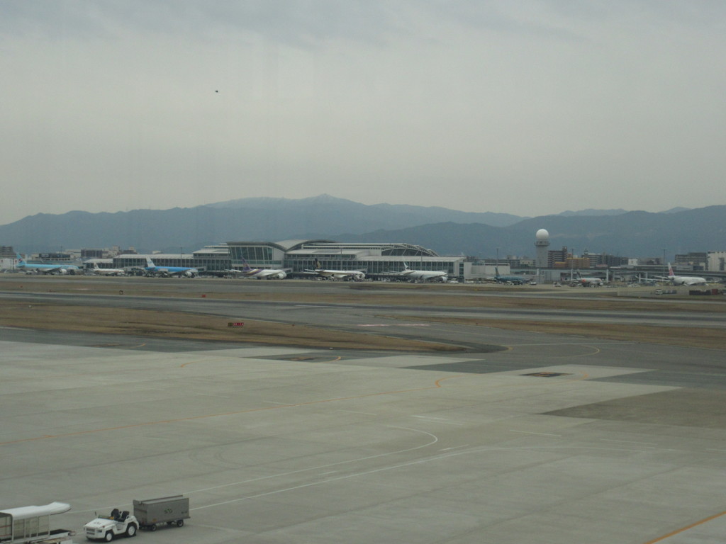 満席の国際線スポット