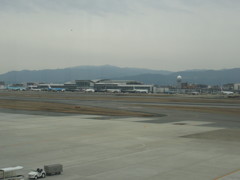 満席の国際線スポット