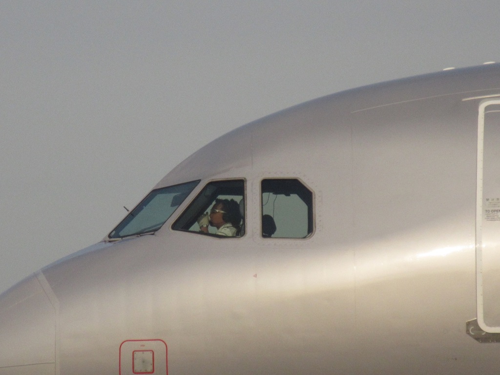 外から見えたパイロット②