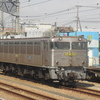 昨日お昼頃鳥栖貨物ターミナルにて　EF81-303銀釜が