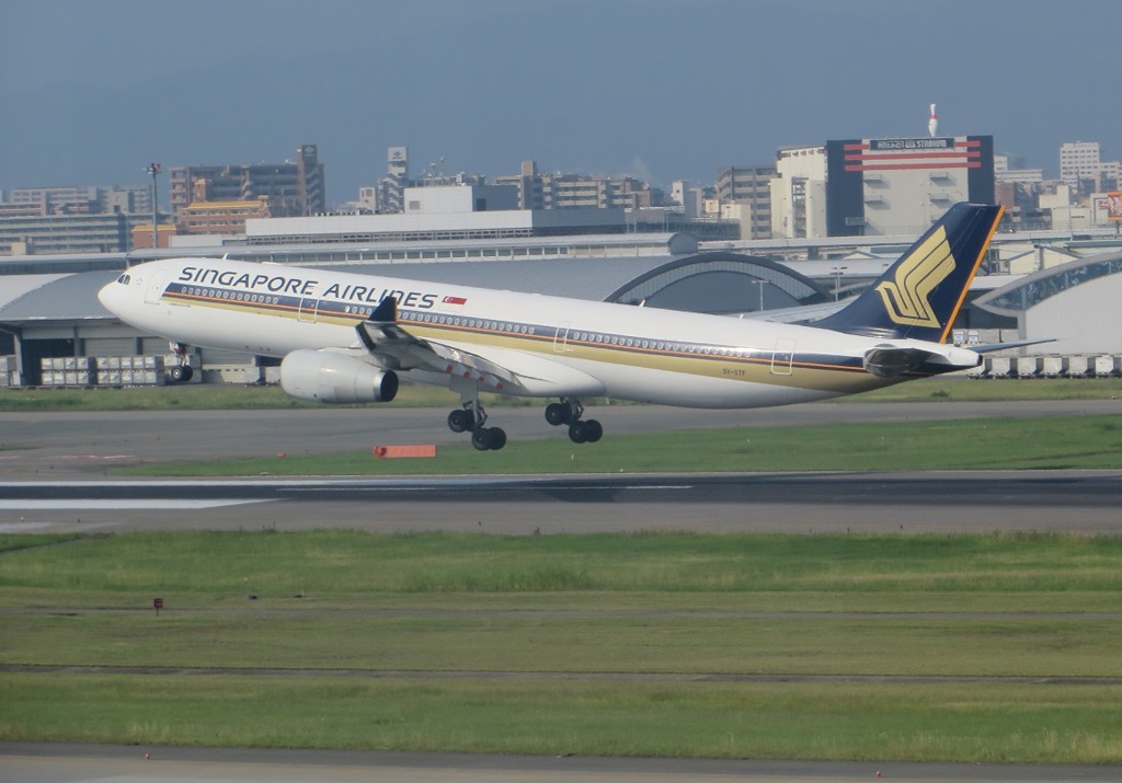 シンガポール航空到着②