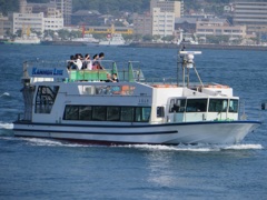 関門海峡で見られる船①