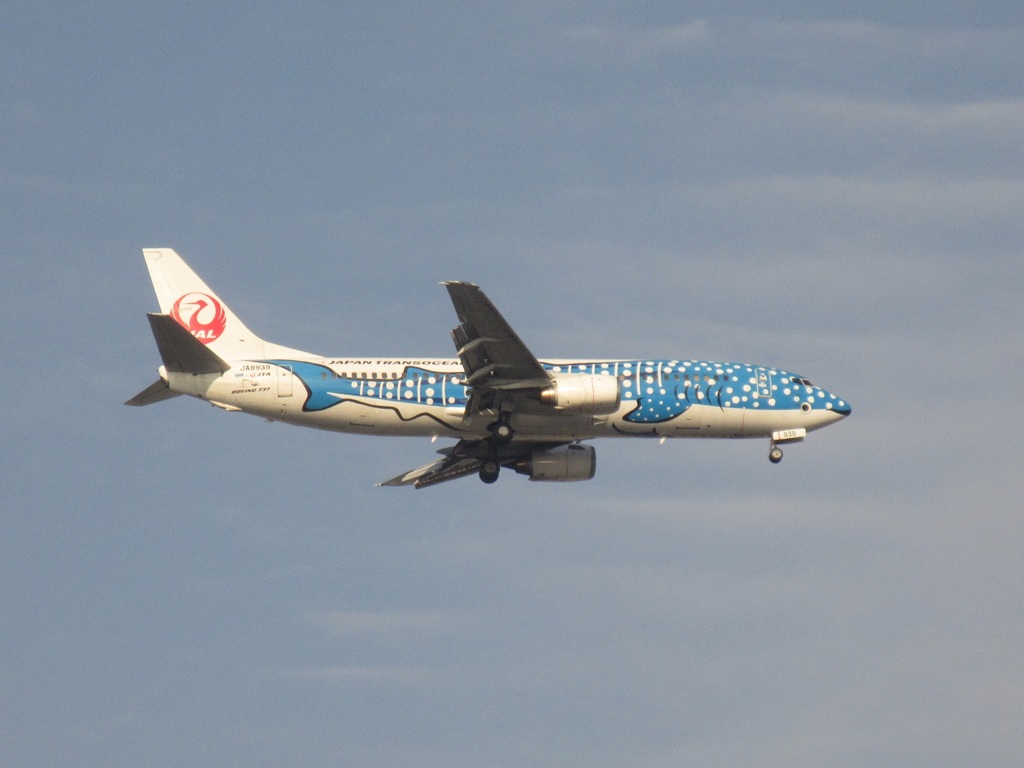 福岡空港へのアプローチを東区付近より眺める⑥