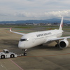 JAL  A350　福岡空港出発　④
