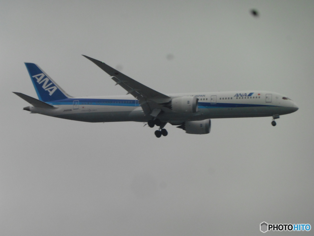 ANA B787-9着陸