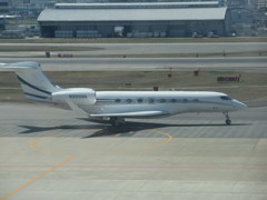 アメリカのビジネスジェット飛来