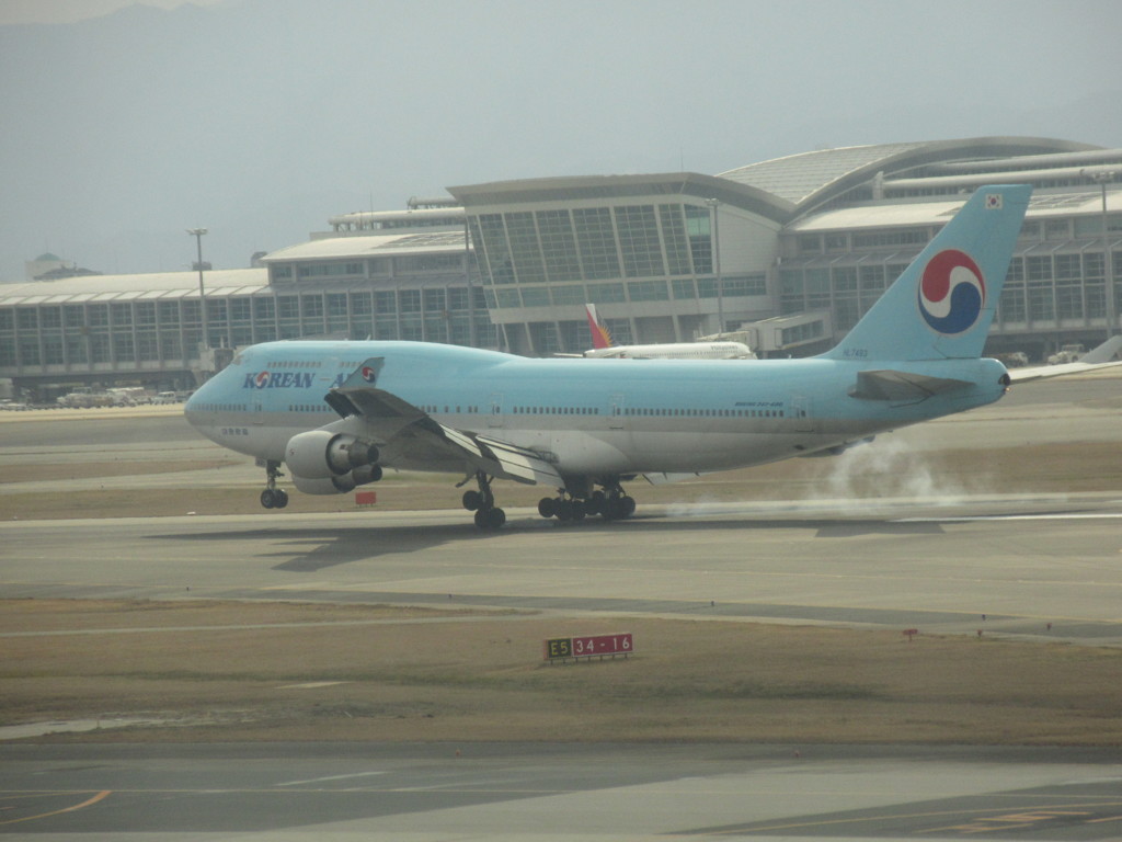KOREANジャンボ到着①
