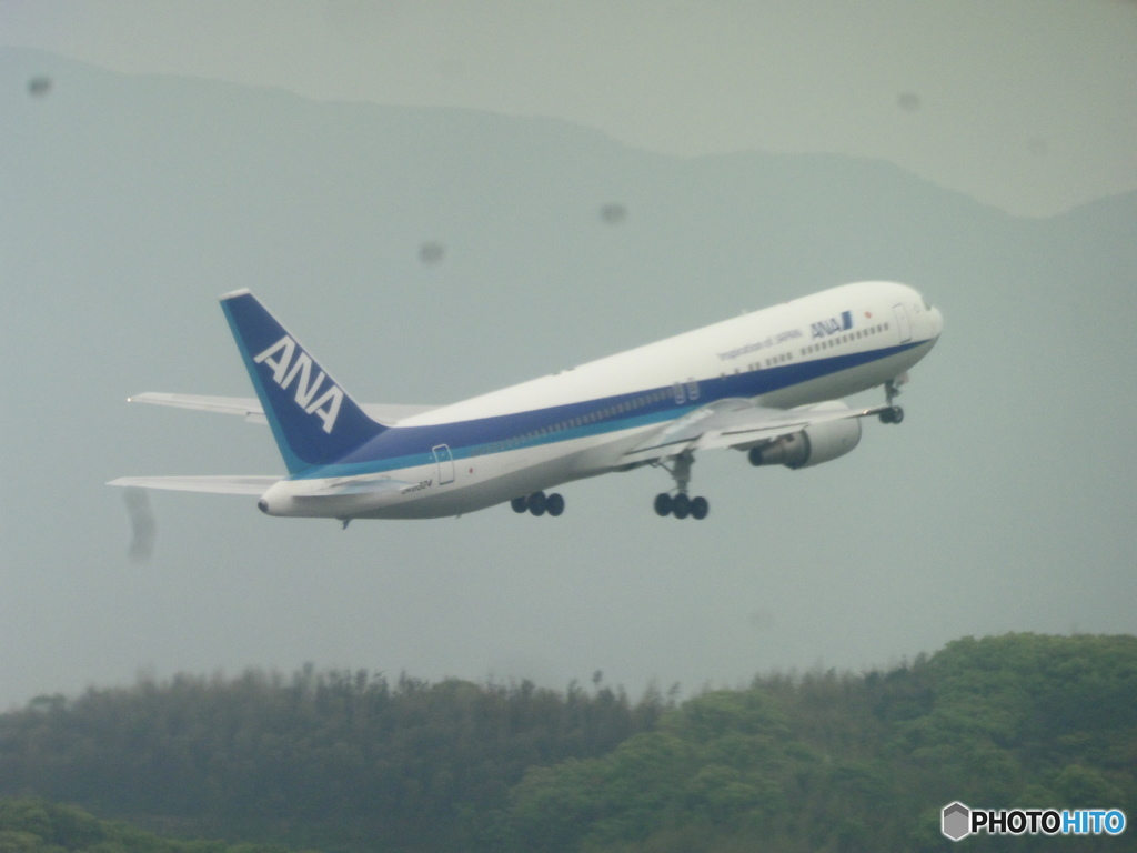 ANA　B767離陸