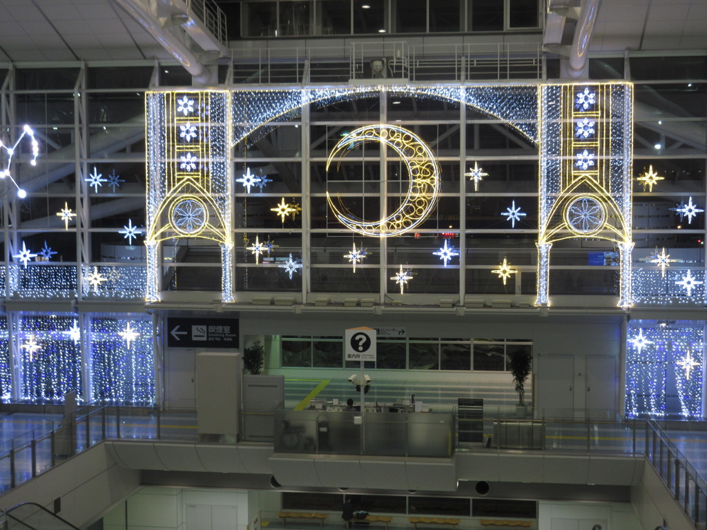 福岡空港クリスマスイルミネーション　①
