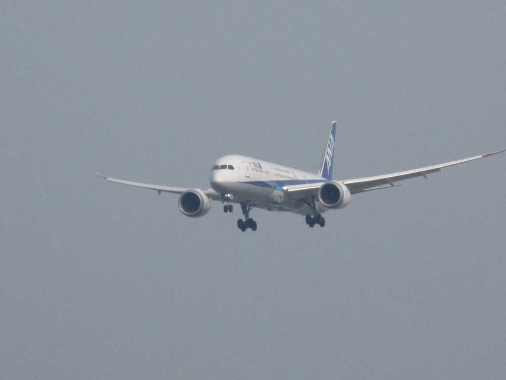 787-9の着陸