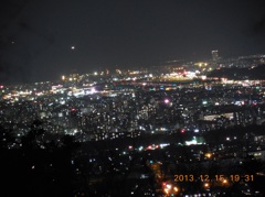 福岡県筑紫野市天拝山からの夜景②