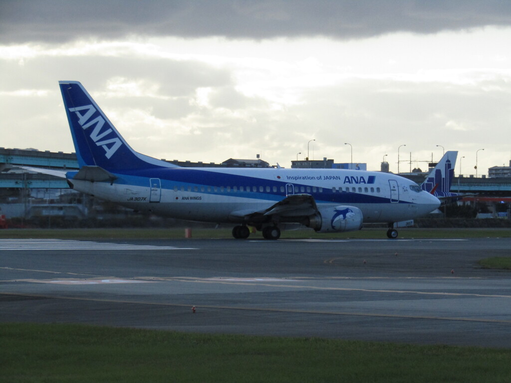 ANA　スーパードルフィンの離陸