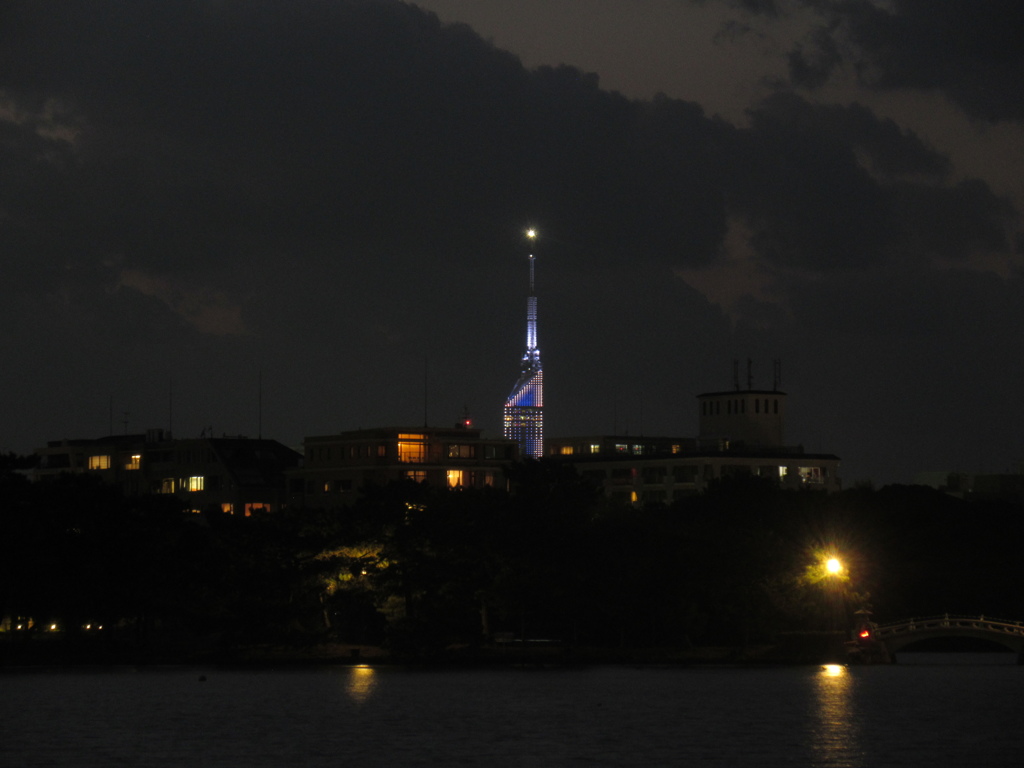 夕暮れの大濠公園④