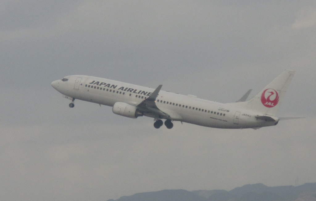 離陸JAL　B737