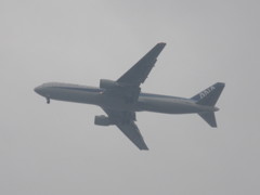 雨の中の着陸②