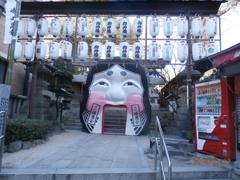 節分前の博多櫛田神社