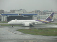 タイ国際　B787-8離陸①