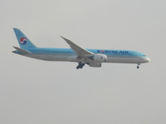 福岡アプローチ　KOREAN AIR  787-9