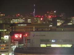 博多シティ屋上からの夜景①