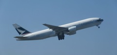キャセイパシフィック航空離陸