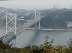 和布刈公園より関門海峡を眺める