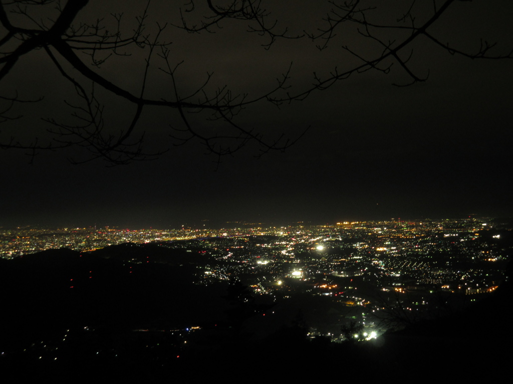 宝満山からの夜景