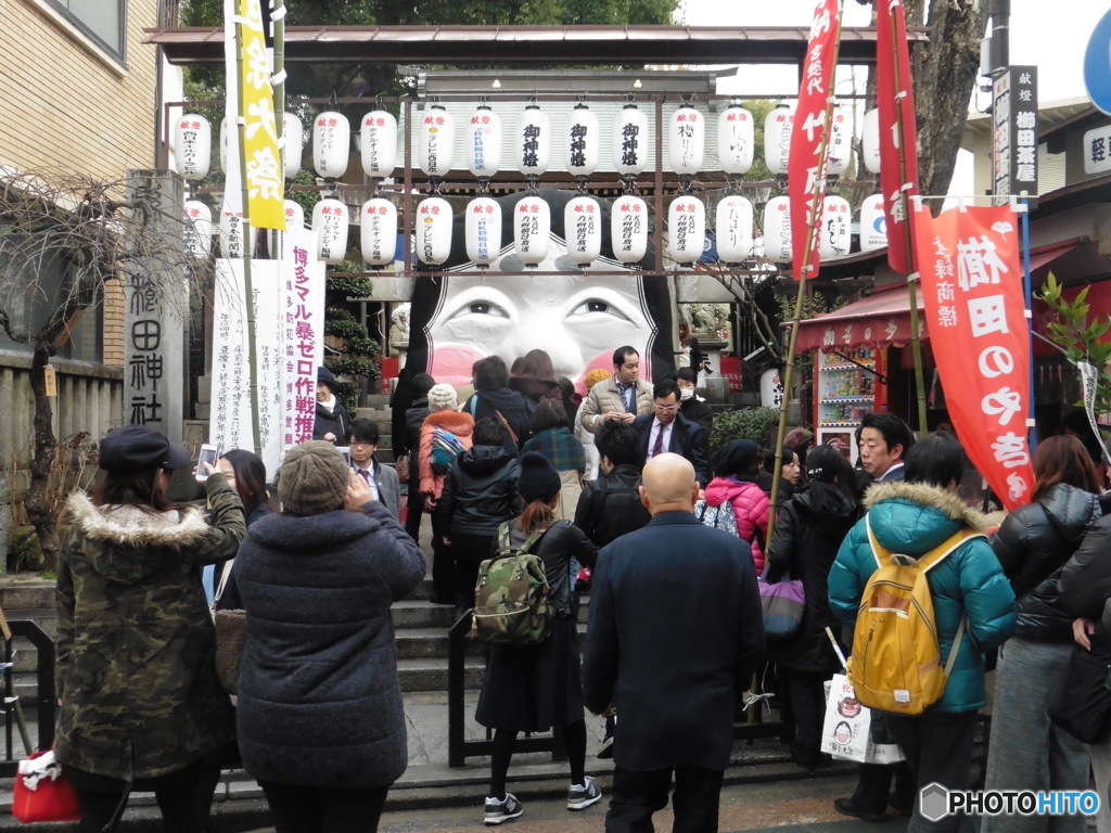 櫛田神社節分祭①