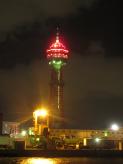 夜の博多港⑤