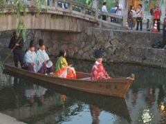 倉敷美観地区にて