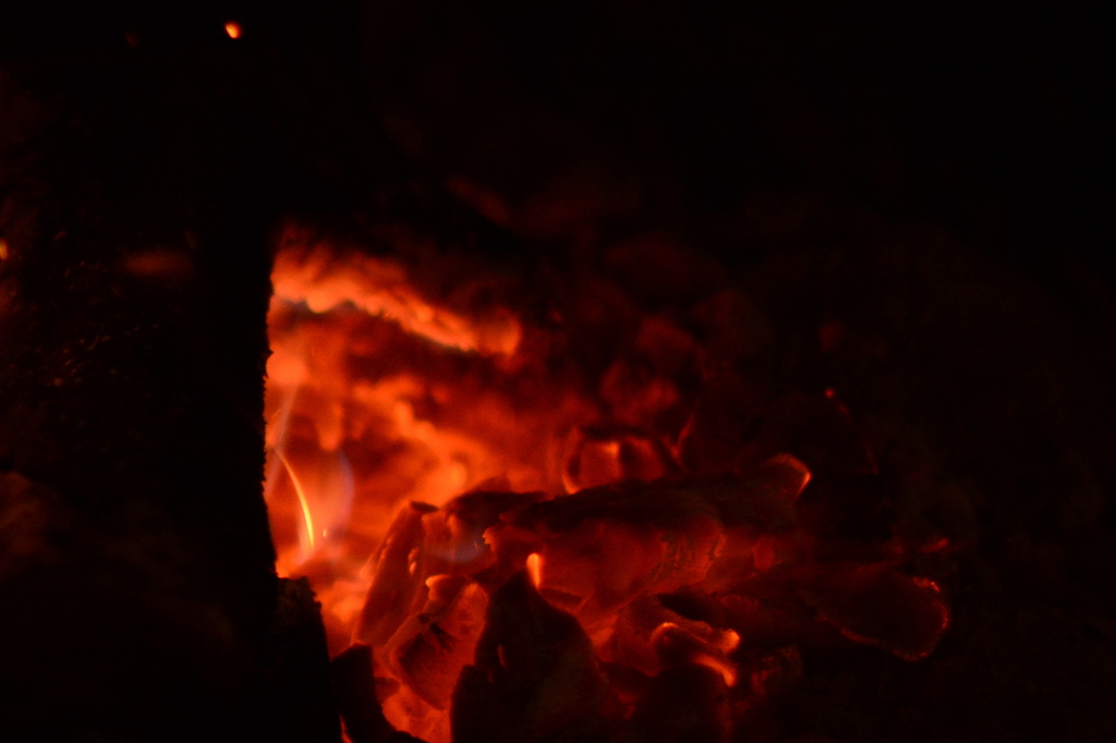 囲炉裏火