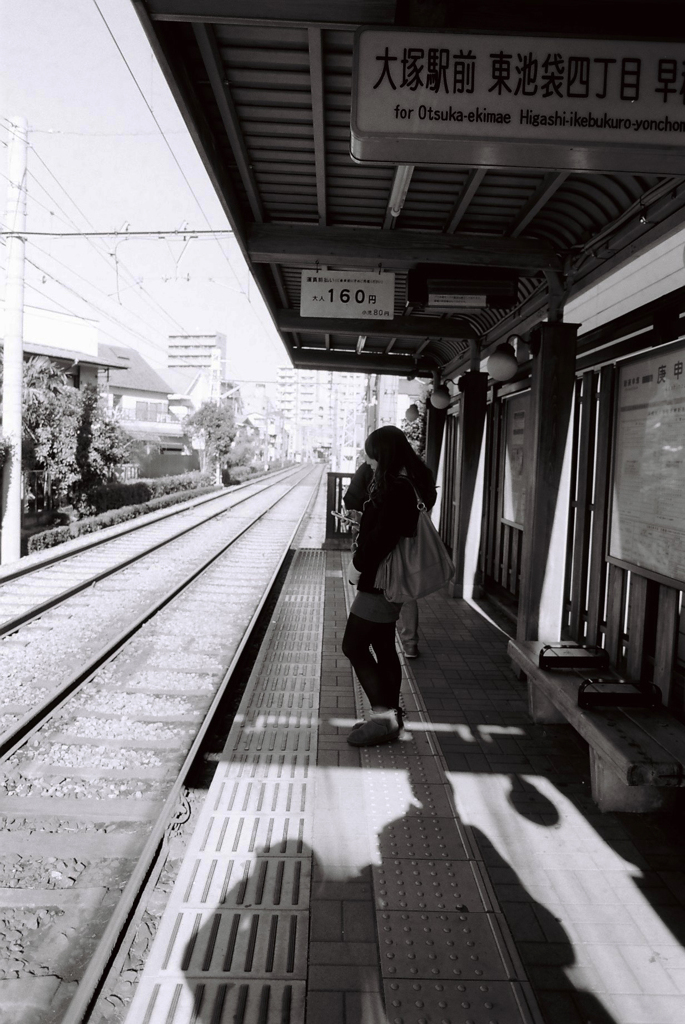 電車待ち