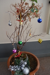 立派なクリスマスツリー