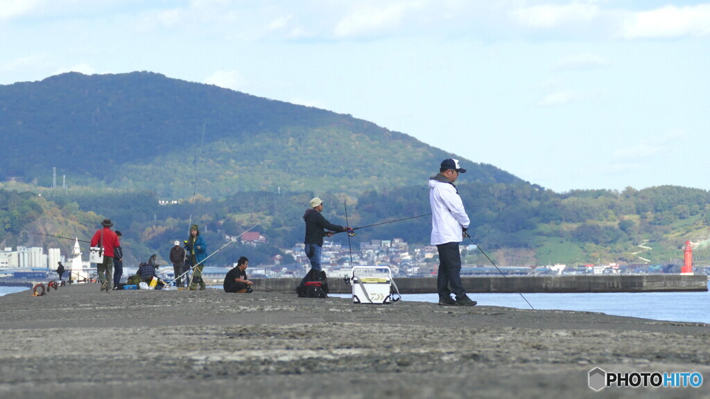 釣り人達