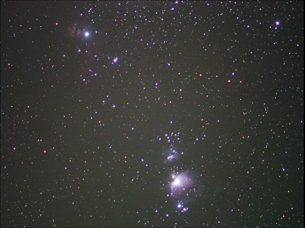 燃える木からオリオン大星雲