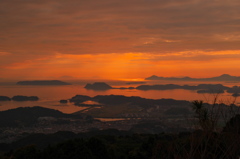 佐世保の夕焼け