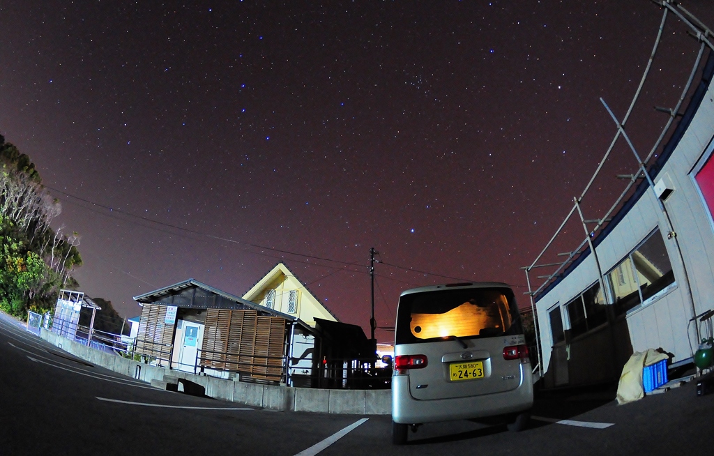 2013 12/7 イチゴ畑の星空