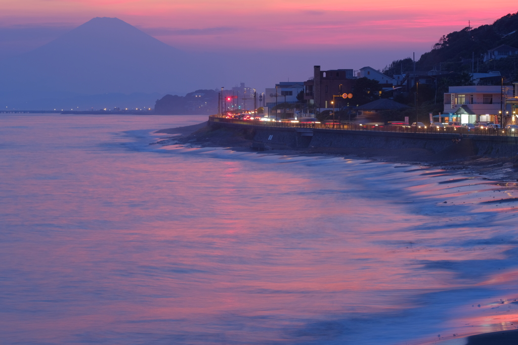 稲村ヶ崎の夕景