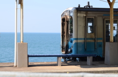 海の見える駅