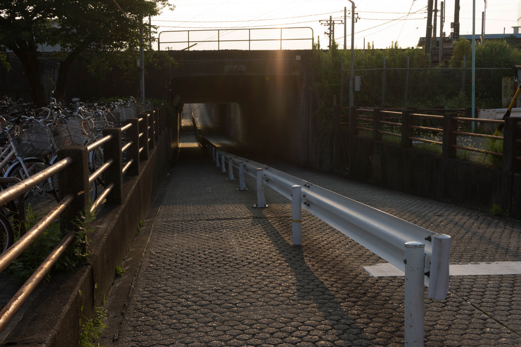 歩道にしては広すぎて、車道にしては狭すぎて