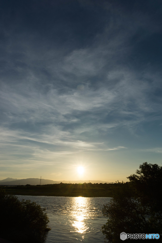 水面と空