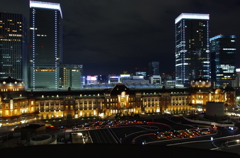 The Tokyo Station of Night
